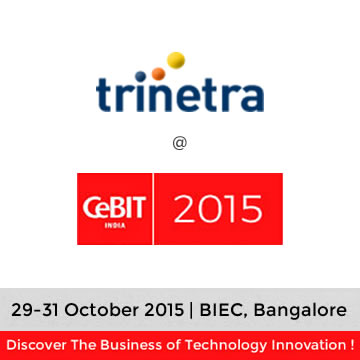 Trinetra wireless in CeBIT India 2015