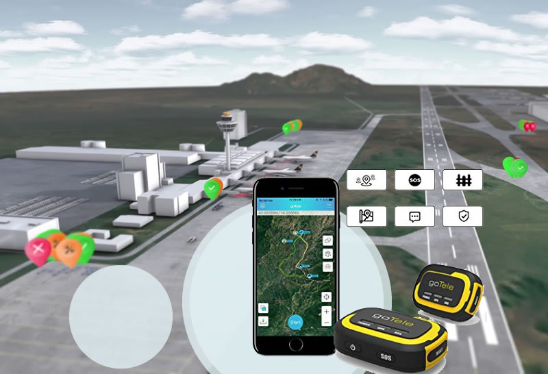 How Trinetra's GPS enabled application remotely monitors ground service equipment of client